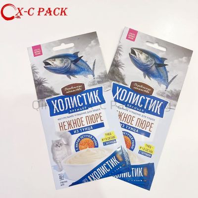 Emballage en plastique fiable et réputé pour les aliments pour animaux de compagnie Emballage de haute qualité imprimé sur mesure pour les aliments pour animaux de compagnie