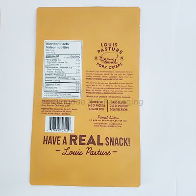 acheter Grade alimentaire Poche debout personnaliser le paquetage étanche Fermeture à glissière Carré fond online manufacture