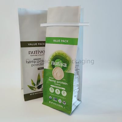 acheter Laminé en plastique 8 côtés Sac de joint en fer blanc Cravate à fond plat Emballage alimentaire online manufacture