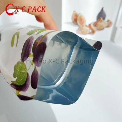 acheter Sac d'emballage de fruits séchés par congélation à fermeture à glissière brillante pour l'impression de produits alimentaires PE, joint thermique, imprimante numérique, sac à gâteaux online manufacture