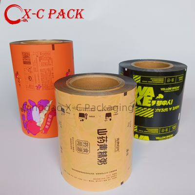 acheter Sachet automatique de petite sauce emballage de pâte de miel sauce tomate sauce ketchup sachet de sac en plastique film laminé en rouleau online manufacture