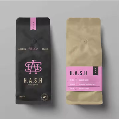acheter Utilisation alimentaire d'épices en aluminium personnalisé en foil Stand Up Pouch Kraft sacs en papier avec poignées online manufacture