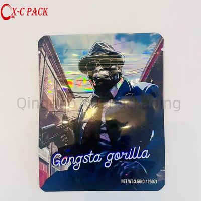 acheter Sacs à main imprimés, comestibles, réutilisables, 3,5 g, sac Mylar, fermeture à glissière, bonbons, emballage en plastique, sac en aluminium, fermeture à glissière scellée online manufacture