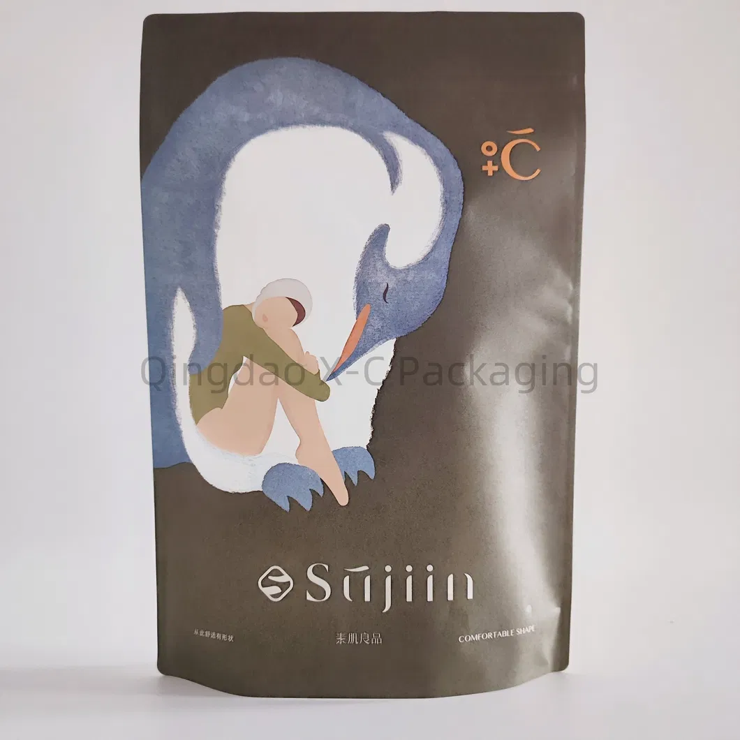 Non tissé Fermeture à glissière Petit pantalon noir Booty pantalon fermeture à glissière sac serviette sous-vêtements Leggings sac de vêtements 3