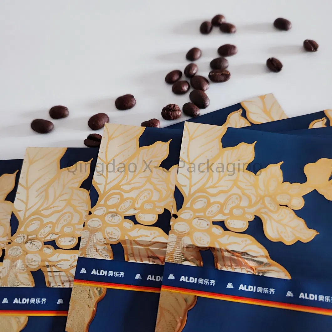 Des réductions en vrac! emballage de café durable finition mate fond plat 1