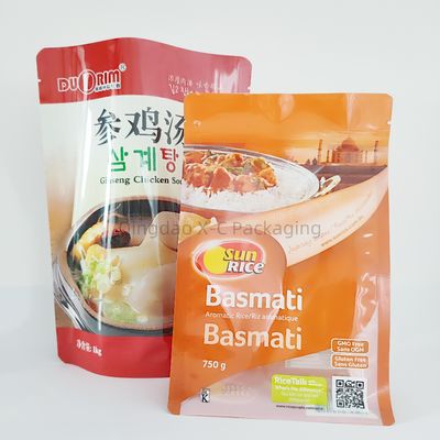 Design personnalisé sac en plastique écologique biodégradable emballage alimentaire