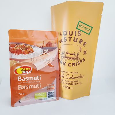 Ré-fermé Poche debout Fermeture à glissière Emballage en plastique Fermeture à glissière Aliments Doypack personnalisé numérique