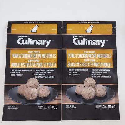 Sacs d'emballage alimentaire imprimés sur mesure à la fermeture à glissière étanche à la chaleur Rectangulaire approuvé BRC