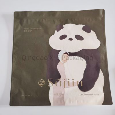 Sac en papier kraft brun personnalisé en rouleau Logo personnalisé imprimé pour le transport