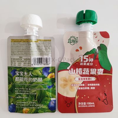 Des sacs en plastique en forme personnalisée pour les emballages, des sacs liquides résistants à l' humidité