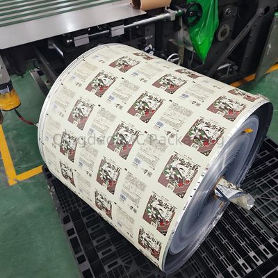 Emballages laminés de qualité alimentaire en rouleau de film d'impression personnalisée Emballages en papier plastique