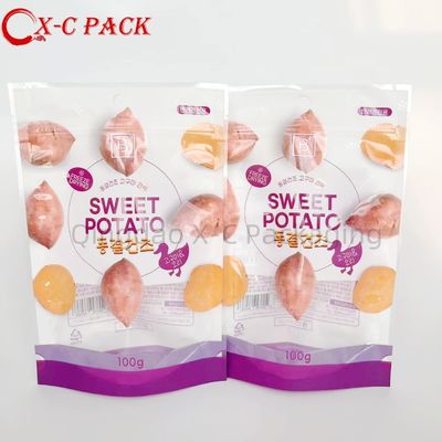 Personnalisé 500 PCS 1000 PCS Mobilité réduite Fermeture à glissière Emballage alimentaire Impression numérique personnalisée Emballage en poche debout